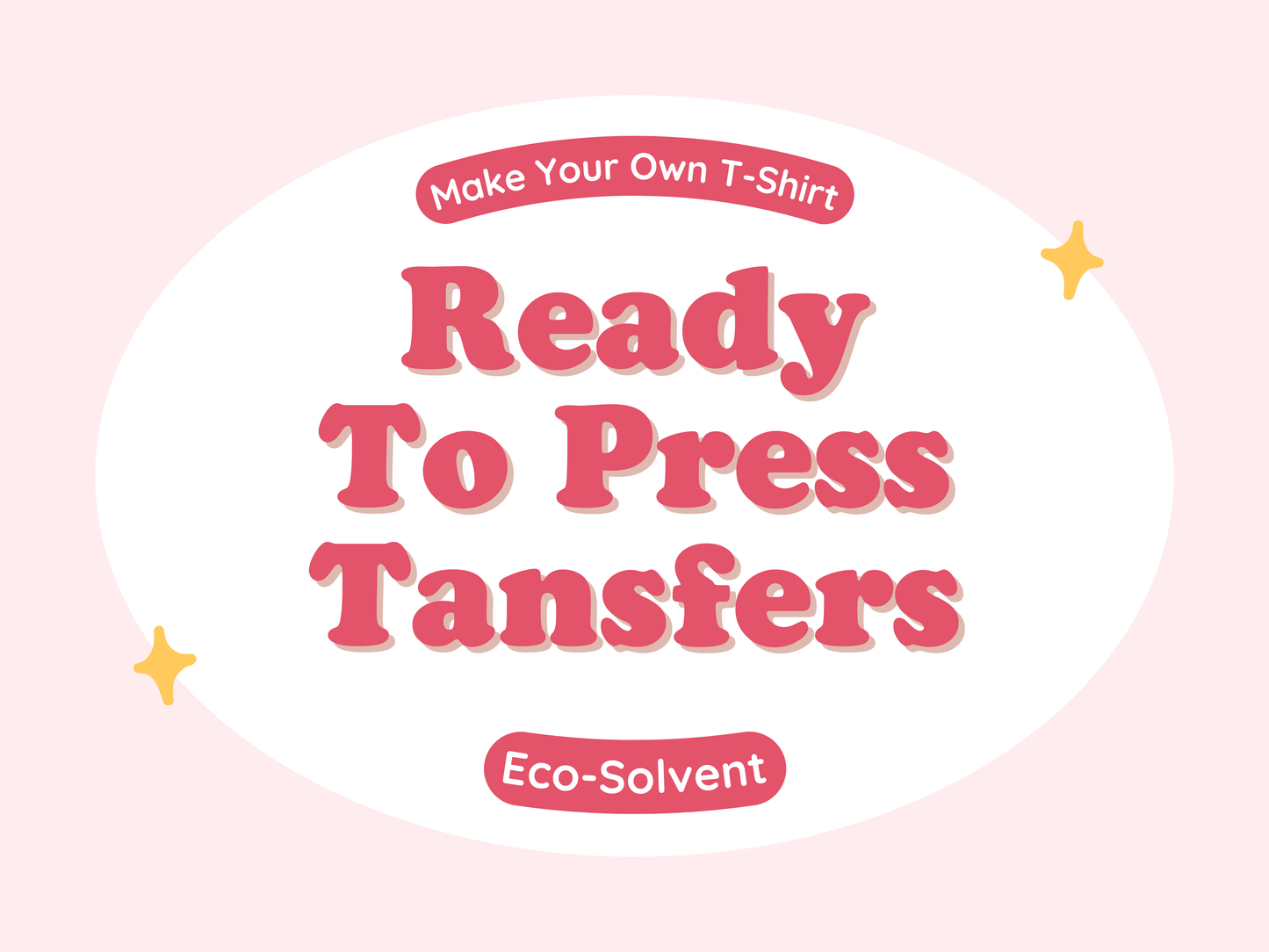 Ready-to-Press Eco-Solvent Shirt Transfers