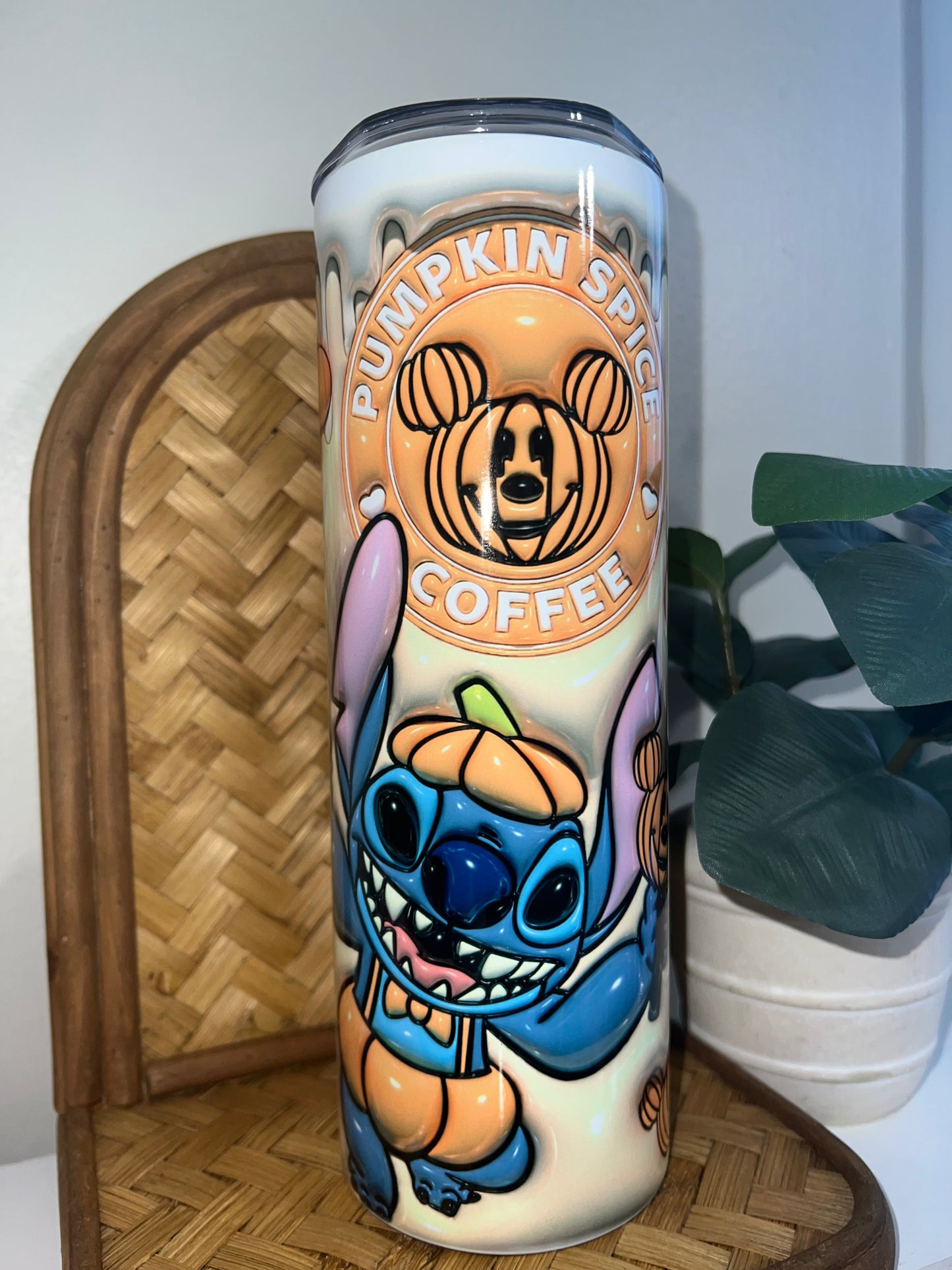 3D Pumpkin Spice Stltch - 20oz Tumbler