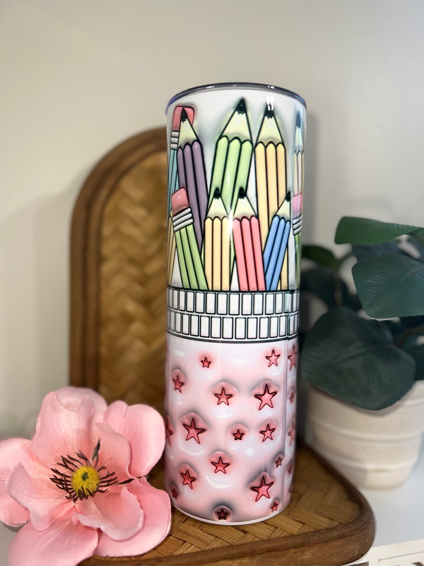 3D Pencil Cup Tumbler - 20oz