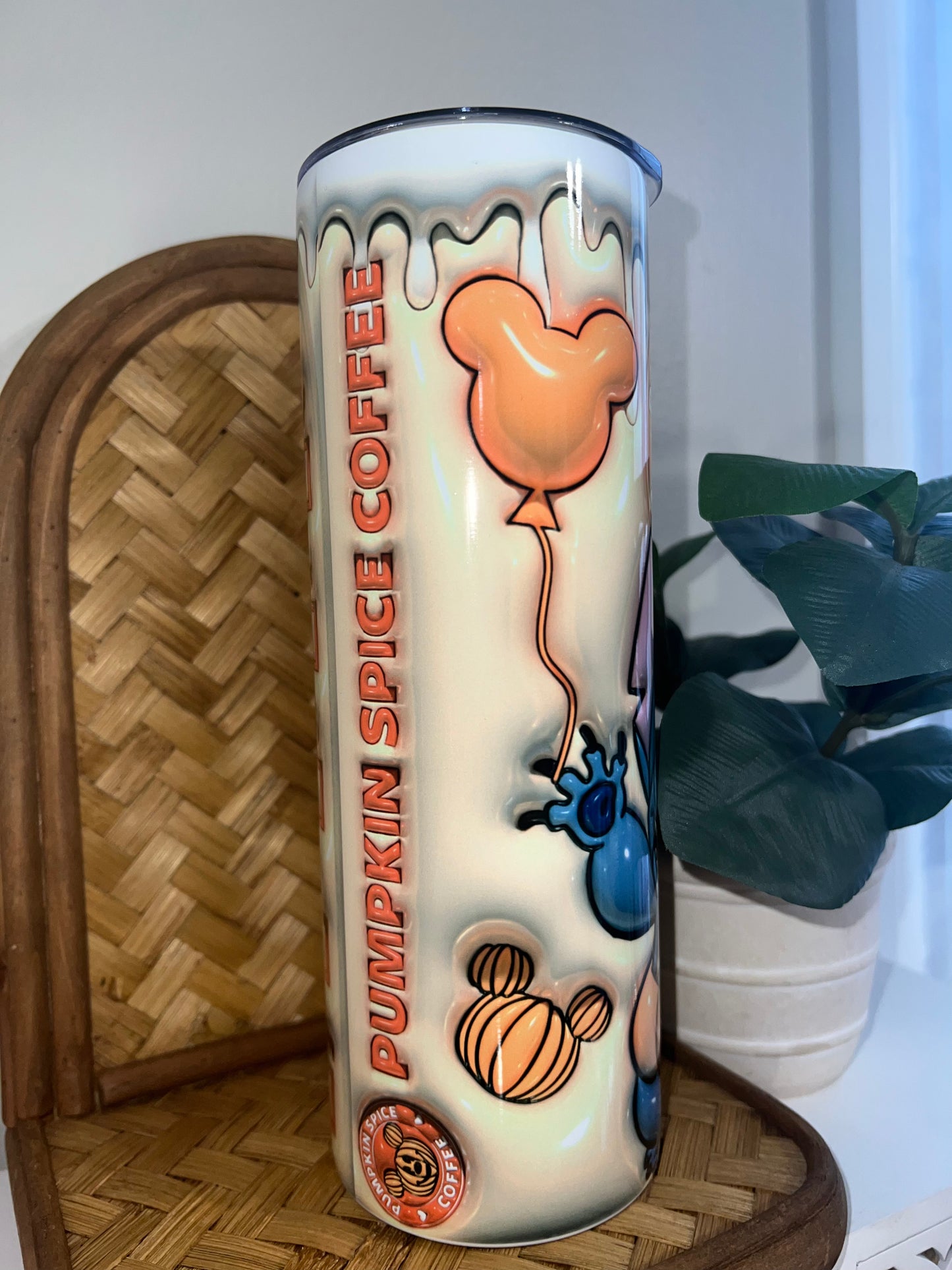 3D Pumpkin Spice Stltch - 20oz Tumbler